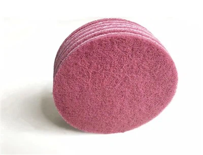 Disques de nettoyage de tampons de tampons à récurer abrasif